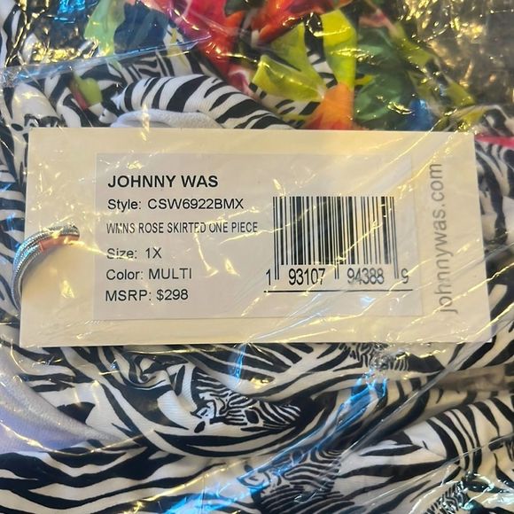⚠️SOLD-EB-1/5/23⚠️Johnny Was Rose Skirted One Piece Swimsuit - Picture 13 of 16